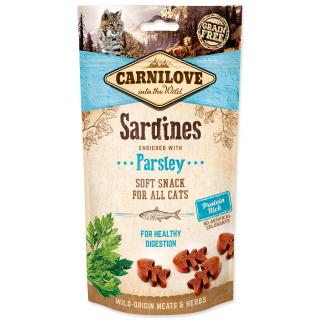 CARNILOVE pochúťka pre mačky Semi Moist Snack Sardine 50g