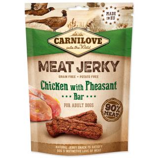 Carnilove proteínová tyčinka z kurčaťa a bažanta pre psy Jerky Snack Chicken with Pheasant Bar 100g