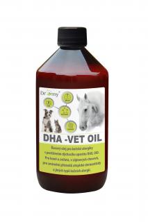 Dromy DHA vet olej pre psy, mačky a kone 1l