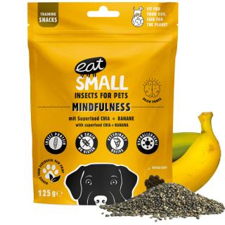Eat Small pamlsky pre psy Mindfulness 125g - hmyz a banánky