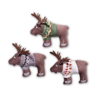 Funky dogs plyšová hračka pre psy Vianočné Soby (3ks)