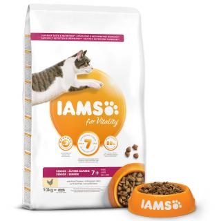 IAMS Cat Senior Chicken Hmotnosť balenia: 10 kg