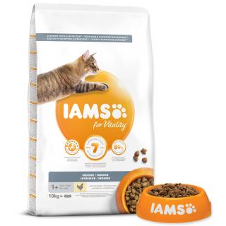 IAMS for Vitality Indoor Cat Food with Fresh Chicken Hmotnosť balenia: 10 kg