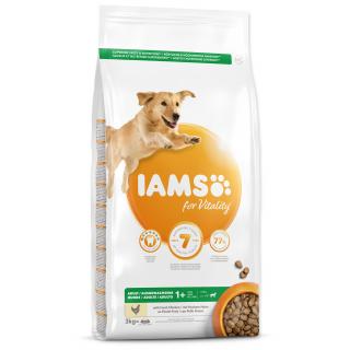 IAMS krmivo pre psov Adult Large Chicken Vyrábané vo variantoch: 3 kg