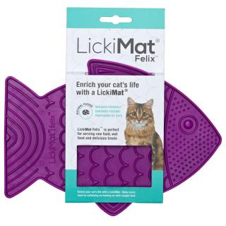 LickiMat lízacia podložka pre mačky a malé psy Felix - fialová