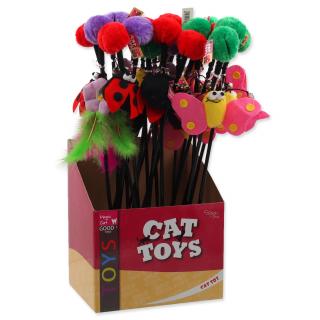 Magic Cat prút pre mačky s brmbolcom a hračkou 45cm (cena za 1ks)