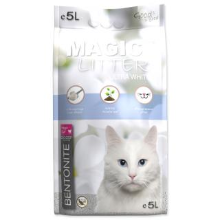 Magic Litter podstieľka pre mačky Bentonite Ultra White 5L podstieľka pre mačky