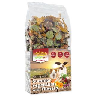 NATURE LAND  Botanical pochúťka pre hlodavce letná zelenina s kvetmi 100g