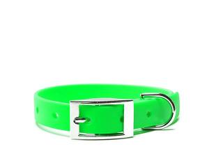 Obojok deluxe neon BioThane® 16mm Farba: beta neon zelená, Obvod: 20 - 28 cm