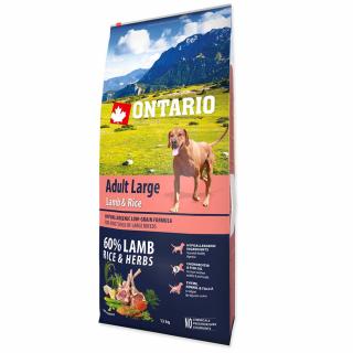 Ontario Adult Large Lamb & Rice & Turkey 12 kg Množstevné zľavy: 1 balenie