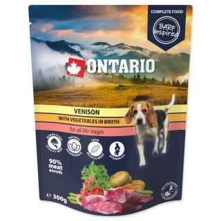 Ontario kapsička pre psov - mäso zo zveriny a zeleninou 300g