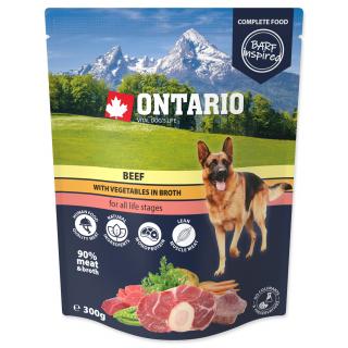 Ontario kapsička pre psov s hovädzím mäsom a zeleninou 300g