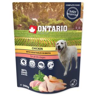 Ontario kapsička pre psov s kuracím mäsom a zeleninou 300g