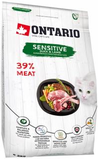 Ontario krmivo pre citlivé mačky - Sensitive Vyrábané vo variantoch: 2 kg