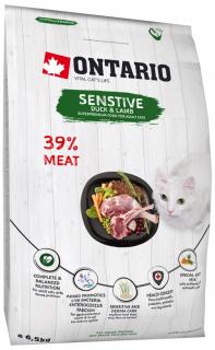 Ontario krmivo pre citlivé mačky - Sensitive Vyrábané vo variantoch: 6,5 kg
