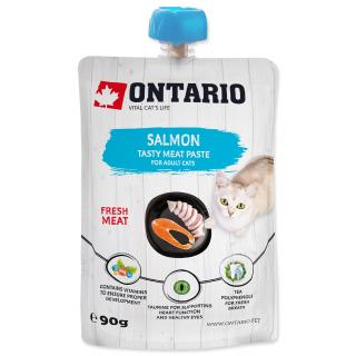 Ontario pasta pre mačky Salmon Fresh Meat Paste 90g