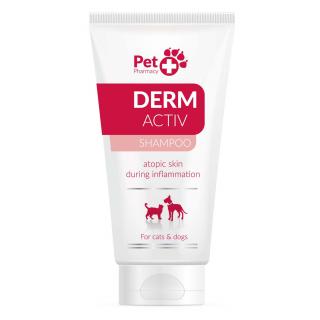 Pet Pharmacy šampón pre psy a mačky Dermaktiv 125 ml - šampón na atopickú pokožku pri zápaloch.