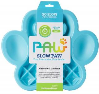 PetDreamHouse spomaľovacia miska pre psov Paw Slow Feeder- modrá