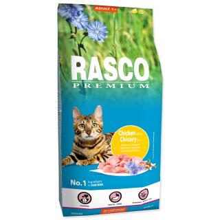 Rasco Premium krmivo pre mačky s kuracím mäsom a koreňom čakanky 7,5kg