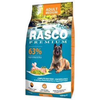 Rasco Premium krmivo pre psy Adult Medium 15kg