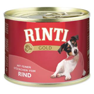 Rinti GOLD konzerva pre psov Rind 185g - hovädzie