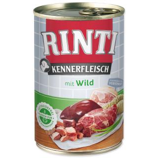 Rinti konzerva pre psov Kennerfleisch Wild 400g - mäso z diviny