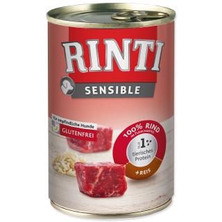 Rinti Sensible konzerva pre citlivé psy Rind 400g hovädzie mäso a ryža