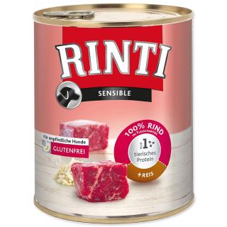 Rinti Sensible konzerva pre citlivé psy Rind 800g hovädzie mäso a ryža