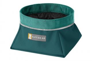 Ruffwear cestovná miska pre psy QUENCHER™ Tumalo Teal veľkosť: L