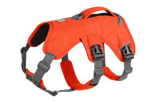 Ruffwear postroj pre psy Web Master™ Multi-Use polstrovaná rukoväť model 2022 veľkosť: M - 69 - 81 cm, Farba: Blaze Orange