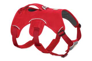 Ruffwear postroj pre psy Web Master™ polstrovaná rukoväť veľkosť: L/XL, Farba: Red Currant
