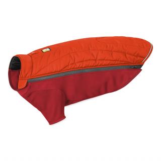 Ruffwear zimní bunda pre psov Powder Hound - Sockeye Red veľkosť: L