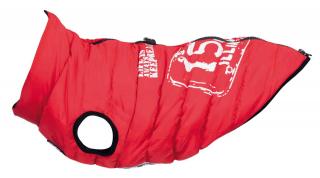 Trixie zimný kabátik pre psov Saint-Malo - červený Dĺžka chrbta: S40