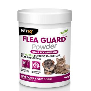 VetIQ prípravok proti blchám a kliešťom pre malé psy a mačky Flea Guard® 60g