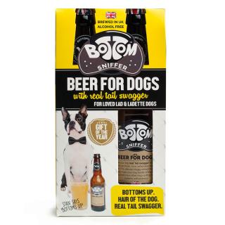 Woof & Brew pivko pre psov Bottom Sniffer 2x330ml  - Darčekový set