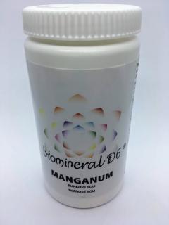 Doplnkové bunkové soli Druh: Mangán (Síran mangánatý)