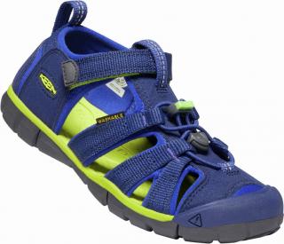 Keen sandále seacamp II cnx blue depths/chartreuse Veľkosť: 25/26