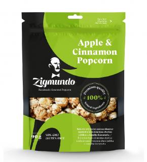 Apple & Cinnamon Popcorn 90g  - jablkovo-škoricový popcorn Zigmundo