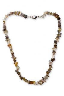 Achát Botswana  náhrdelník sekaný 45cm