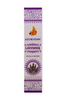 Ayurvedic Lavender  vonné tyčinky  MASALA 15 ks
