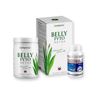 Belly Fyto Detox + Omega  výživový doplnok 400 g