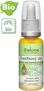 BIO slivkový olej  rastlinný olej Saloos 20 ml