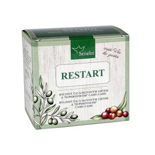 Čaj Reštart + kapsule  bylinný čaj 50 g a kapsule 60 ks