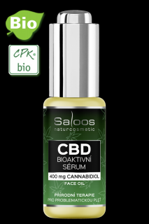 CBD Bioaktívne pleťové sérum  Saloos 20 ml