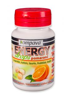 Energy drops  Pomaranč 80 tabliet