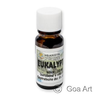 EUKALYPTUS 100% silica  prírodný esenciálny olej 10 ml