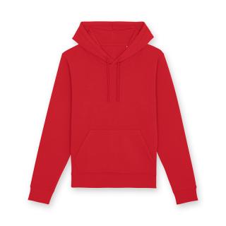 Klasická mikina unisex s kapucňou a klokaním vreckom  Red - 280 GSM L