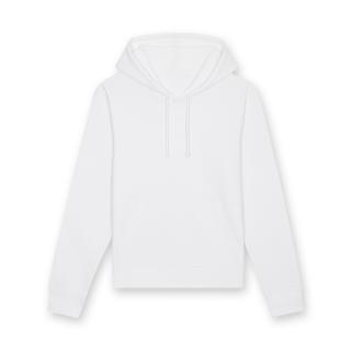 Klasická mikina unisex s kapucňou a klokaním vreckom  White - 280 GSM L