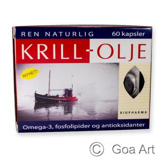 Krill Olje  prírodné kapsule 60 ks