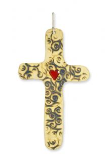 Kríž  Liptovská keramika 10 x  17 cm